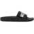 Moschino Slide Sandal With Logo BLACK