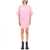 MSGM Brushed Logo Dress PINK