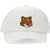 MAISON KITSUNÉ Cotton Baseball Cap WHITE