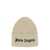 Palm Angels Beanie Hat With Logo BEIGE