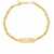 Moschino Logo Bracelet GOLD