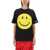 Moschino Smiley® Organic Jersey T-Shirt BLACK