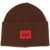 Hugo Boss Beanie Hat With Logo BROWN