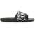 Versace Jeans Couture Slide Sandal With Logo BLACK