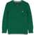 Ralph Lauren Ls Fz Mock Tops Sweater GREEN