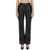 MOSCHINO JEANS Flared Pants BLACK