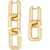 Marc Jacobs Earrings The J Marc Chain Link GOLD