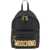 Moschino Quilted Nylon Backpack BLACK