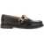 Moschino Leather Loafer BLACK