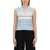 Ganni V-Neck Vest AZURE