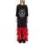 Moschino Peace & Pearls Cotton Interlock Dress BLACK