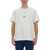 MSGM Lettering Logo Print T-Shirt WHITE