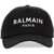 Balmain Baseball Hat With Logo BLACK