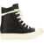 Rick Owens Leather Sneaker BLACK