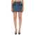 Self-Portrait Mini Skirt BLUE