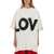 Moschino Love Cotton Interlock Dress WHITE