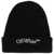 Off-White Beanie Hat With Logo BLACK