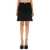 Versace Wool Blend Flared Skirt BLACK