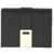 Ferragamo Compact Hug Bicolor Wallet BLACK