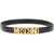 Moschino Belt With Logo BLACK