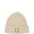 MAISON KITSUNÉ Beanie Hat With Fox Head IVORY