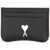 AMI Paris Card Holder "Paris Paris" BLACK