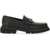 Ferragamo Moccasin Ornament Gancini BLACK