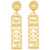 Moschino Logo Earrings GOLD