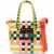 Marni Mw55F Micro Basket Bag With Strap MULTICOLOUR