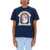 Casablanca La Medaille Print T-Shirt BLUE