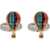 Paul Smith Balloon Cufflinks "Signature Stripe" MULTICOLOUR