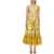 Dolce & Gabbana Bustier Longuette Dress YELLOW