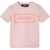 Versace Jersey T-Shirt + Brick Logo Print PINK