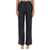 ROTATE Birger Christensen Straight Leg Pants BLUE