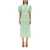 ROTATE Birger Christensen Midi Dress GREEN