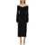 ROTATE Birger Christensen Dress With Knot BLACK