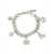 Marc Jacobs "The Pave Mini Icon Charm" Bracelet SILVER