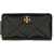 Tory Burch Continental "Kira" Zippered Wallet BLACK