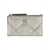 Tory Burch Card Holder "Kira" With Zipper SILVER