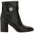 Tory Burch T Lock Heeled Boot BLACK