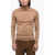 John Smedley Merino Wool Turtle-Neck Sweater Brown