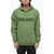 DSQUARED2 Solid Color Hoodie With Embossed Logo Green