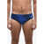 Nike Two-Tone Swim Briefs With Embroidered Logo Blue