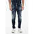 DSQUARED2 Cotton Stretch Distressed Cool Guy Demis 16Cm Blue