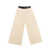 MSGM BRUSHED VIYELLA PANT GIRL CREMA/CREAM White