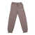 MSGM FLEECE PANTS UNISEX TORTORA Gray