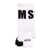 MSGM SOCKS UNISEX BIANCO/WHITE White