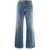 RE/DONE Re/Done ^-Levis High Rise Wide Leg Crop Blue