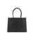 Tory Burch Tory Burch Black Faux Leather Ella Vio Tote Bag Black