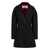 Nina Ricci Nina Ricci Double-Breasted Virgin Wool  Coat Black